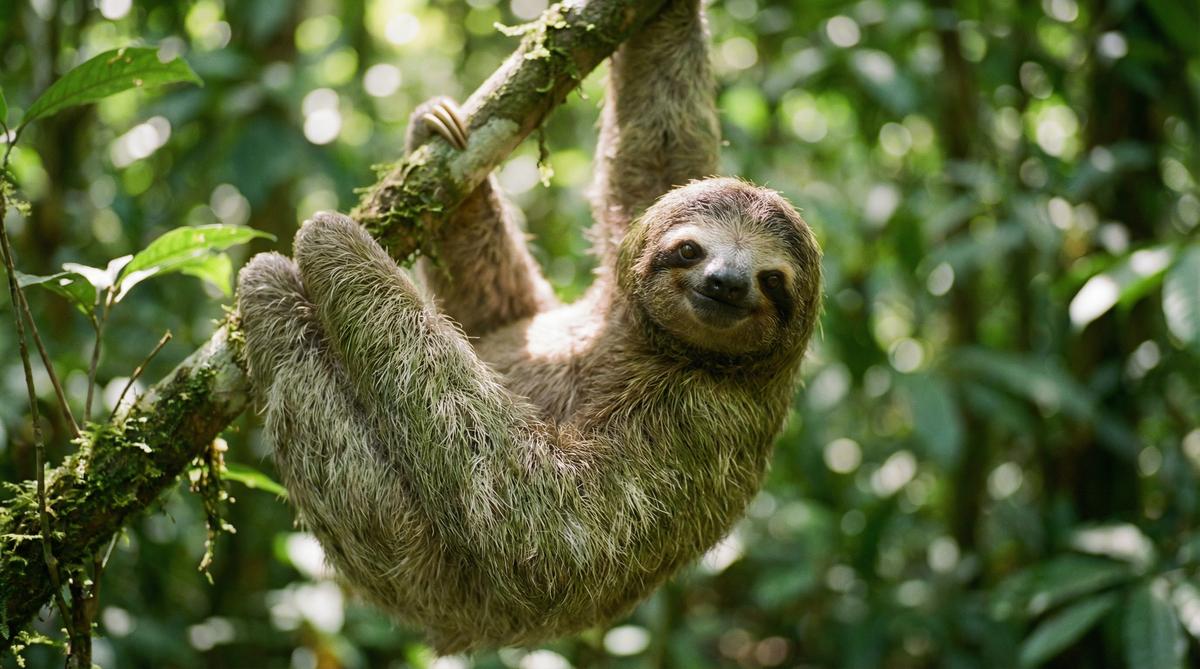 帝王会所树懒视频 - 热带雨林慢生活视频